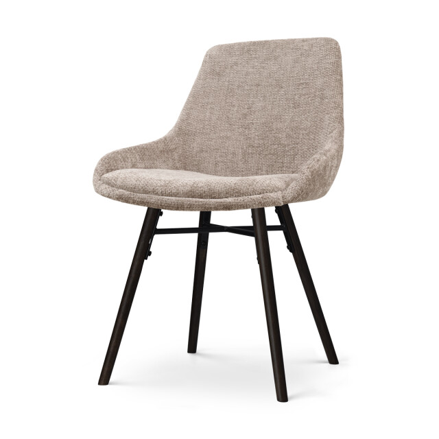Nolon Nena-isa eetkamerstoel zwart houten onderstel 3031432 large