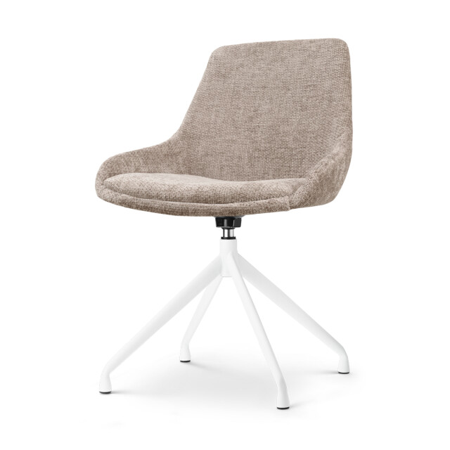 Nolon Nola-isa draaibare eetkamerstoel wit onderstel 3031424 large