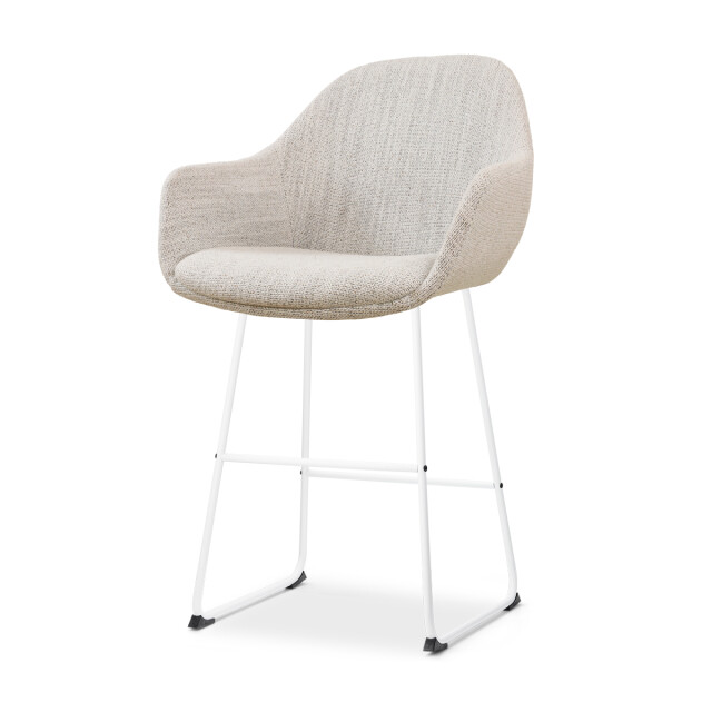 Nolon Nino-mae barkruk gemêleerd wit onderstel 65 cm 3031379 large