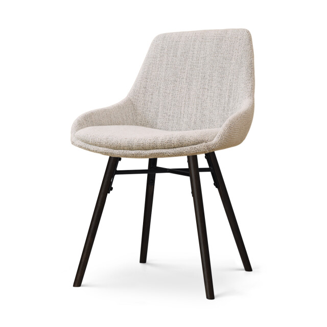 Nolon Nena-isa eetkamerstoel gemêleerd zwart houten onderstel 3031441 large
