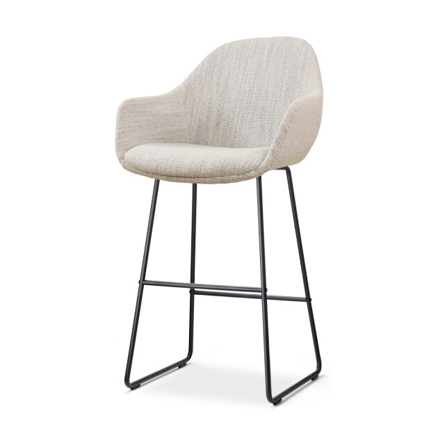 Nolon Nino-mae barkruk gemêleerd zwart onderstel 75 cm 3031382 large