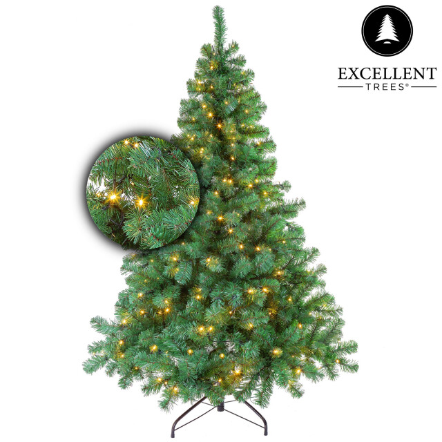 Excellent Trees Kerstboom ® led stavanger green 300 cm met verlichting luxe 2797809 large