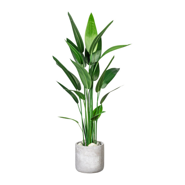 Kopu ® kunstplant canna 140 cm 20 bladeren in zwarte pot bloemriet 2612757 large