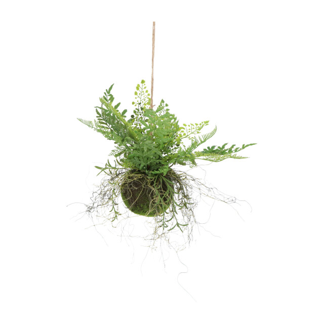 Kopu ® kunstplant bol met diverse varen hangplanten 25 cm - 2612796 large
