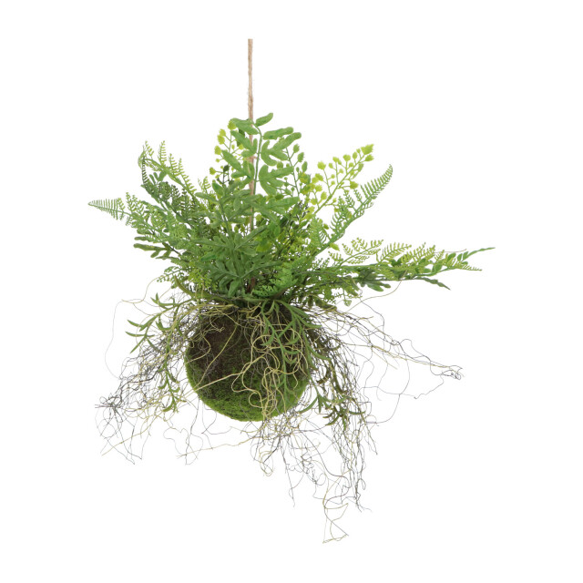 Kopu ® kunstplant bol met diverse varen hangplanten 25 cm - 2612796 large