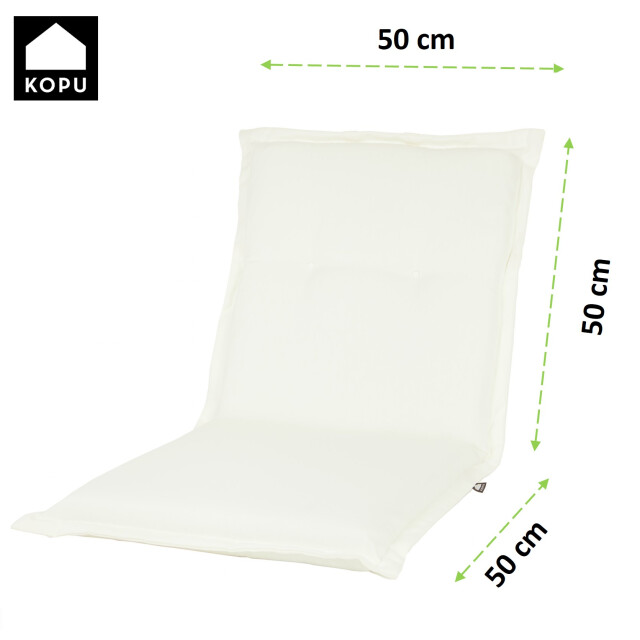 Kopu ® prisma linnen hoogwaardig tuinkussen lage rug - 1329673 large