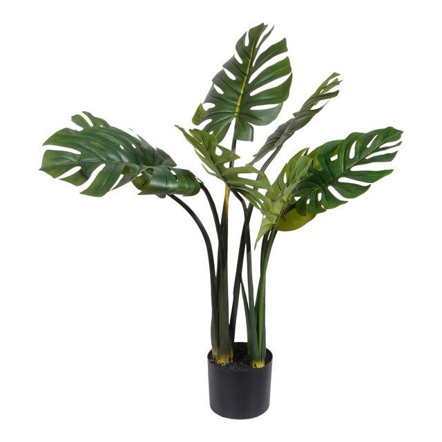 Kopu ® kunstplant split philodendron 90 cm 8 bladeren nepplant 2612775 large