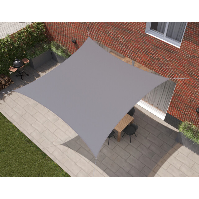 Kopu ® schaduwdoek 3x3m vierkant waterdicht 230 gram zonnedoek - 2612853 large