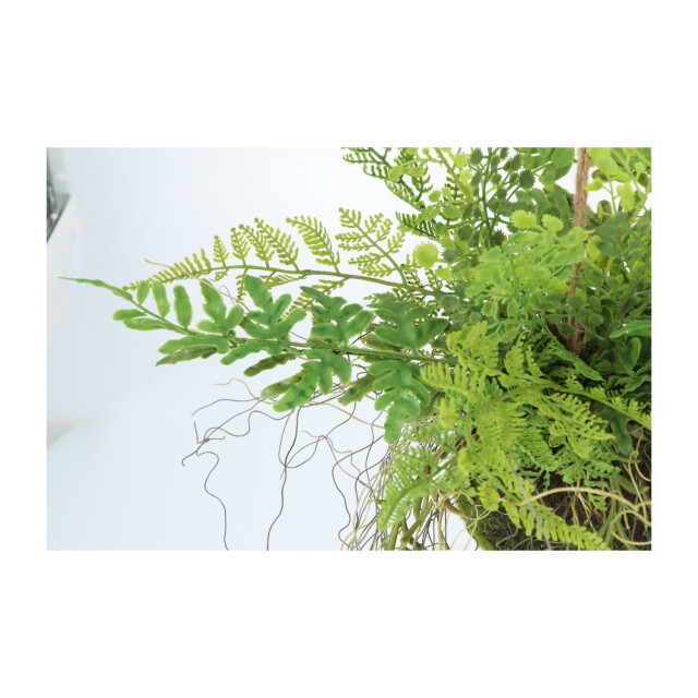 Kopu ® kunstplant bol met diverse varen hangplanten 25 cm - 2612796 large