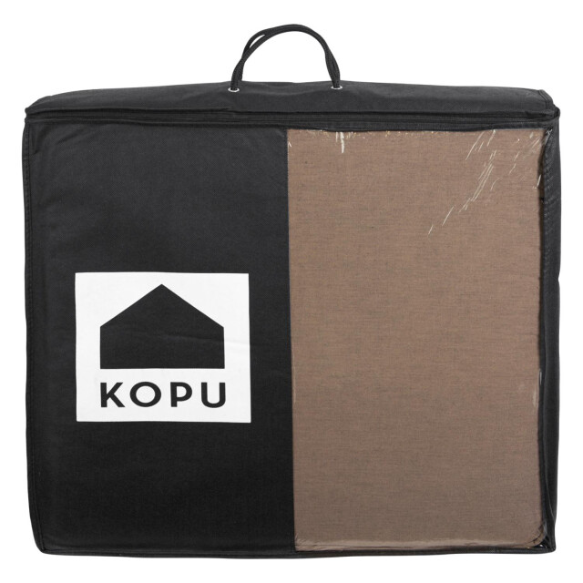 Kopu ® prisma linnen hoogwaardige loungekussen-set zit+rug 60 cm bruin 2406230 large
