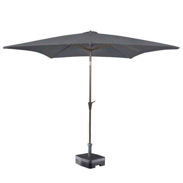 Kopu ® altea parasolset vierkant 230x230 cm met hoes en voet - 1329843 large
