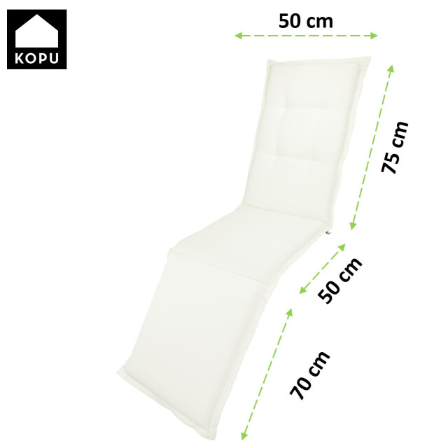 Kopu ® prisma thulian pink comfortabel en stevig deckchairkussen 200cm 1329721 large