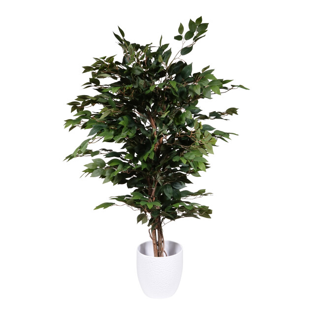 Kopu ® kunstplant ficus benjamina 120 cm in zwarte pot 1260 bladeren 2612761 large