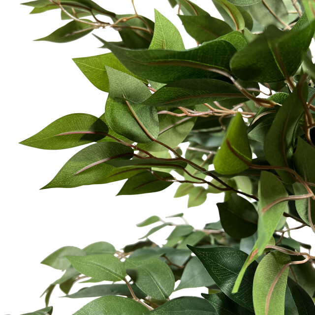 Kopu ® kunstplant ficus benjamina 120 cm in zwarte pot 1260 bladeren 2612761 large