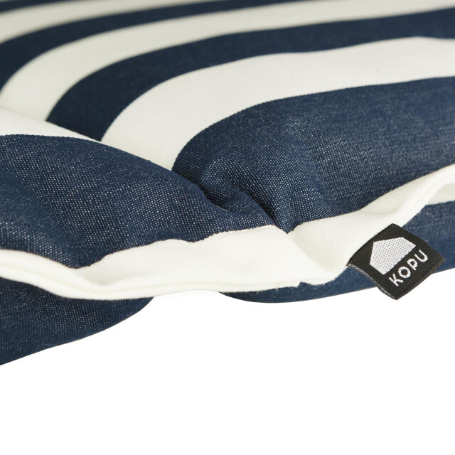 Kopu ® mila navy comfortabel tuinkussen met lage rug /wit 2584957 large