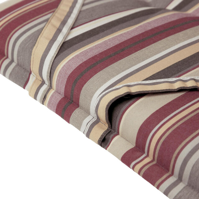 Kopu ® glasgow multi grey comfortabel tuinkussen hoge rug rood/grijs 2411135 large