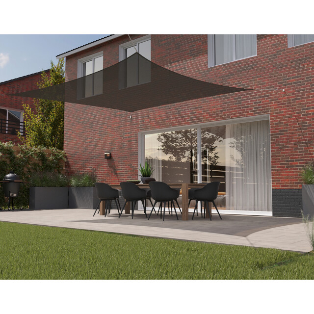 Kopu ® schaduwdoek vierkant 4x4 m 280 gram waterdoorlatend - 2612823 large