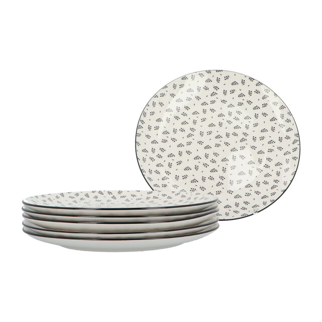 Secret de Gourmet Porseleinen servies-set iris 18-delig 6 persoons 3047631 large