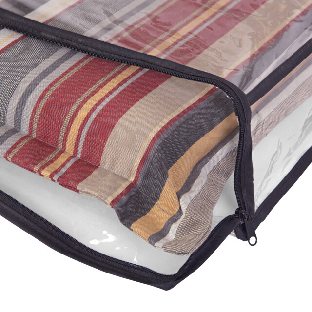 Kopu ® glasgow multi grey comfortabel tuinkussen hoge rug rood/grijs 2411135 large