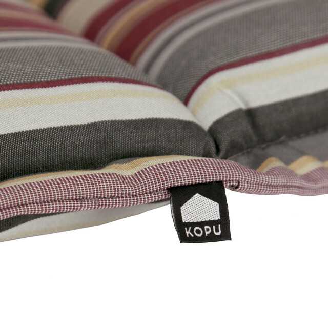Kopu ® glasgow multi grey comfortabel tuinkussen hoge rug rood/grijs 2411135 large