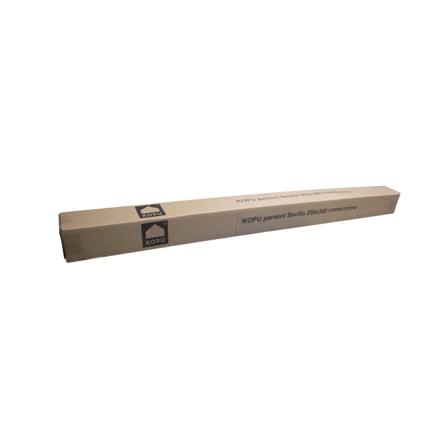 Kopu ® sevilla parasol rechthoek 200x300 cm met hoes balkonparasol creme 2938053 large