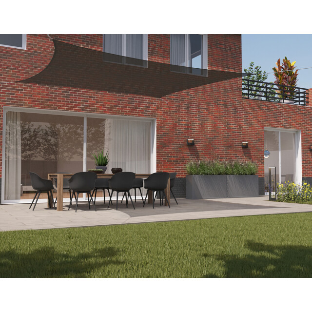 Kopu ® schaduwdoek vierkant 4x4 m 280 gram waterdoorlatend - 2612823 large