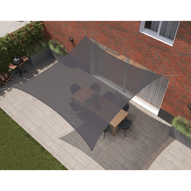 Kopu ® schaduwdoek vierkant 4x4 m 280 gram waterdoorlatend - 2612823 large