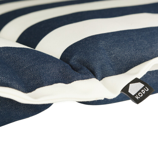 Kopu ® mila navy blue 150 cm hoogwaardig bankkussen gestreept 2598985 large