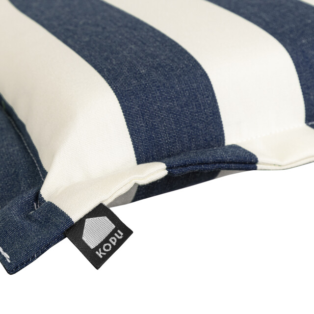 Kopu ® mila navy blue 120 cm hoogwaardig bankkussen gestreept 2598983 large