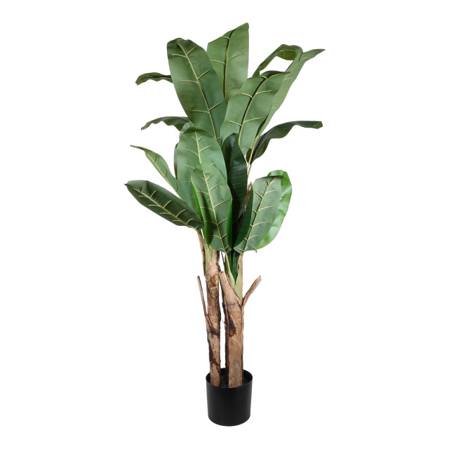 Kopu ® kunstplant bananenplant 150 cm met 21 bladeren nepplant 2612765 large