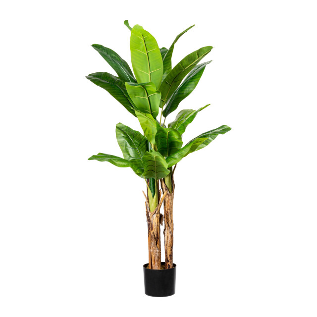 Kopu ® kunstplant bananenplant 150 cm met 21 bladeren nepplant 2612765 large