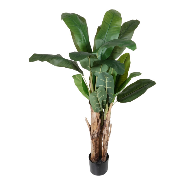 Kopu ® kunstplant bananenplant 150 cm met 21 bladeren nepplant 2612765 large
