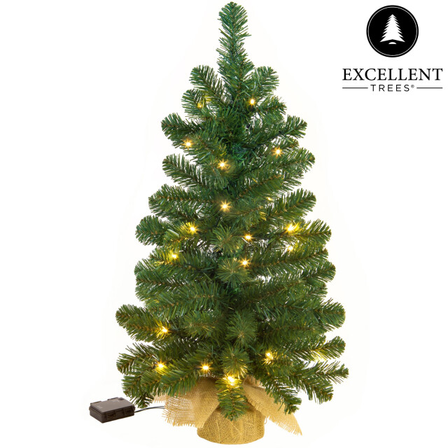 Excellent Trees Mini kerstboom ® led jarbo 75 cm met verlichting luxe 2201398 large