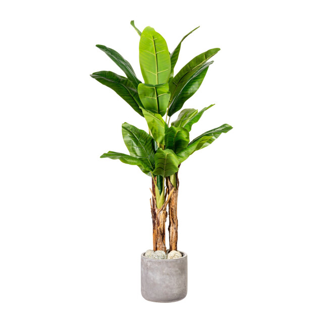 Kopu ® kunstplant bananenplant 150 cm met 21 bladeren nepplant 2612765 large