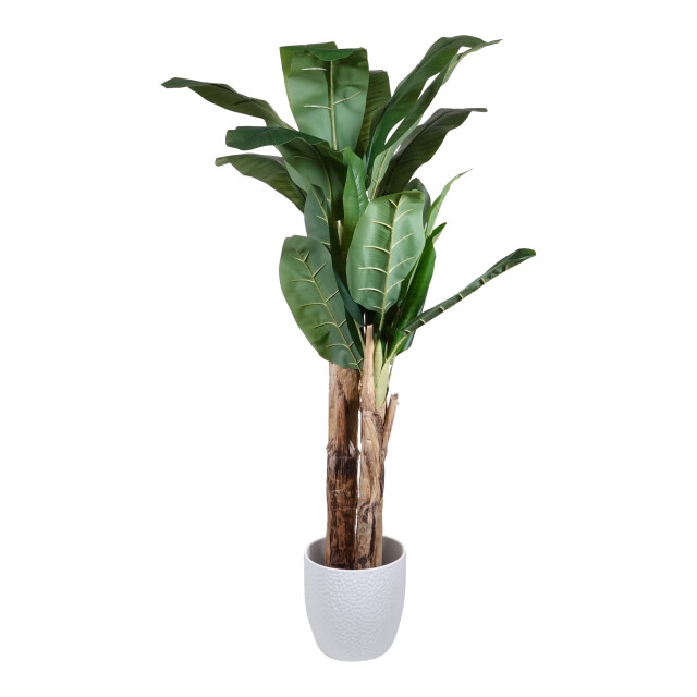 Kopu ® kunstplant bananenplant 150 cm met 21 bladeren nepplant 2612765 large