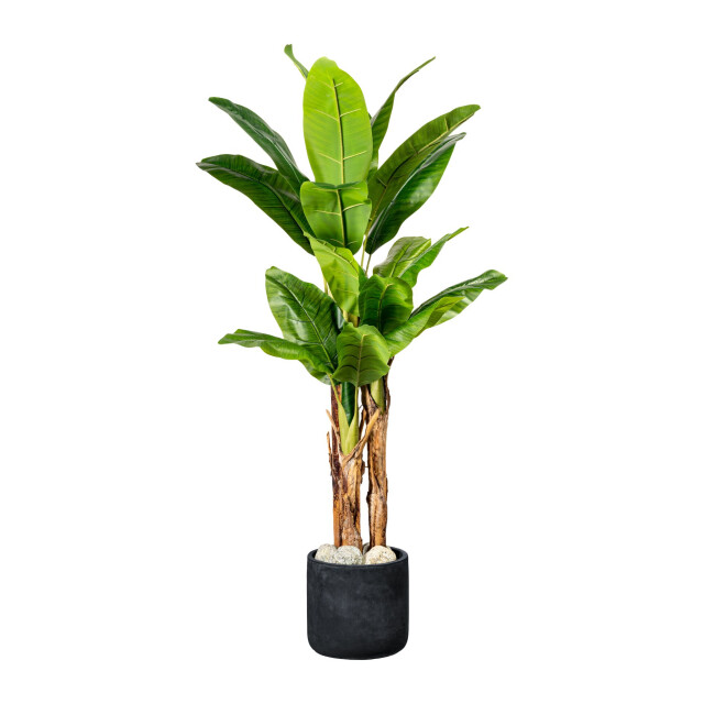 Kopu ® kunstplant bananenplant 150 cm met 21 bladeren nepplant 2612765 large