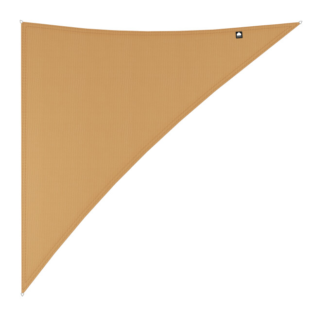 Kopu ® schaduwdoek driehoek 5x5x7,1 mtr 230 grams waterdicht zand 2612868 large