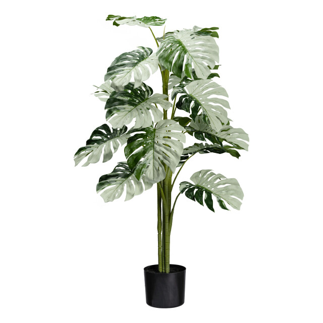 Kopu ® kunstplant monstera variegata half moon 115 cm 16 bladeren 2758706 large