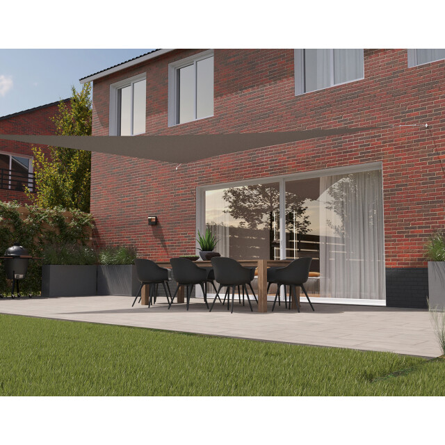 Kopu ® schaduwdoek driehoek 5x5x7,1 mtr 230 grams waterdicht - 2612867 large