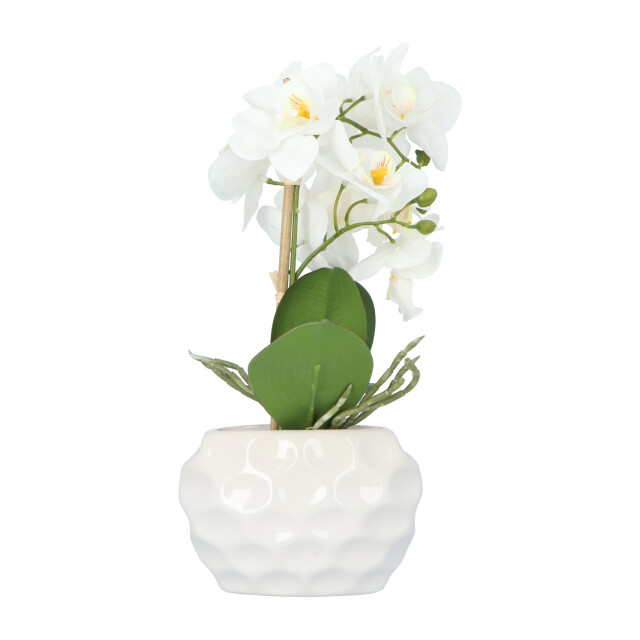 Kopu ® kunstplant orchidee 33 cm in te sierpot 13x9cm - 2612793 large