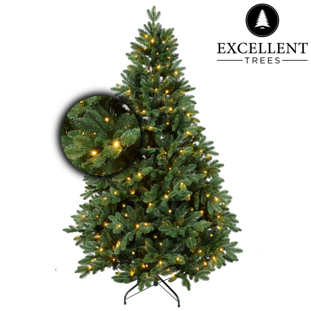 Excellent Trees Premium kerstboom ® led mantorp 180 cm met 280 lampjes 2797804 large