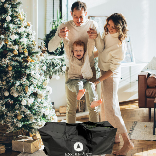 Excellent Trees ® opbergtas voor kerstboom extra sterk en groot kerstboomtas 2958187 large