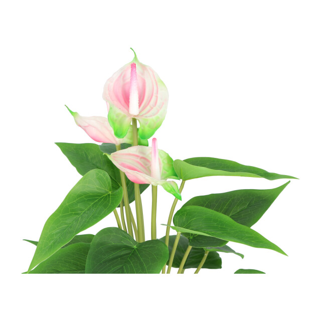 Kopu ® 2 stuks anthurium kunstplant 40 cm flamingoplant 2612788 large