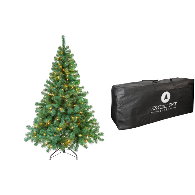 Excellent Trees Kerstboom ® led stavanger green 210 cm met verlichting nu met 2201982 large