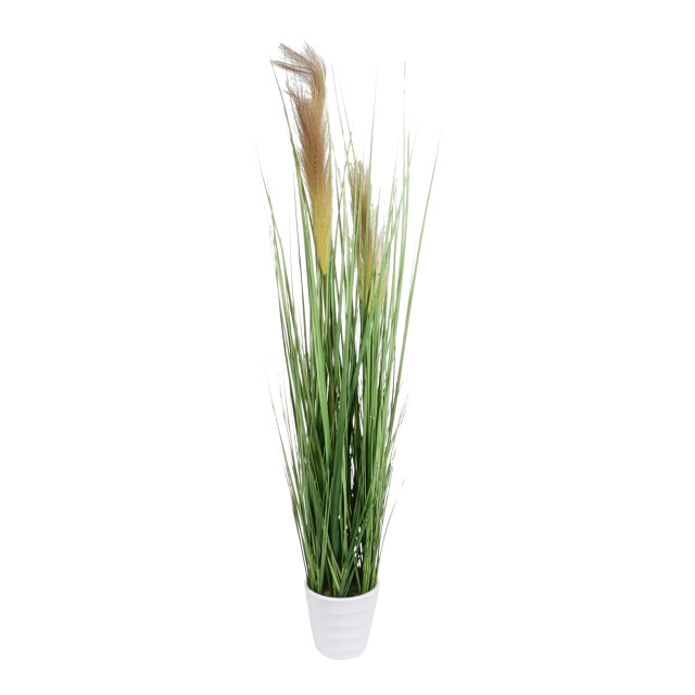 Kopu ® kunstplant pampusgras 95 cm 3 pluimen in witte pot 2612729 large