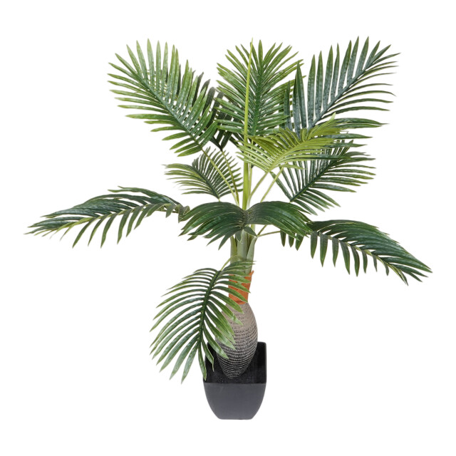 Kopu ® kunstplant kentiapalm 100 cm 12 varens zwarte pot nepplant 2612751 large