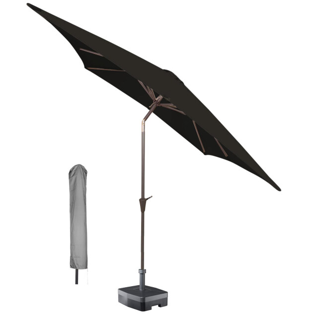 Kopu ® altea parasolset vierkant 230x230 cm met hoes - 1329831 large