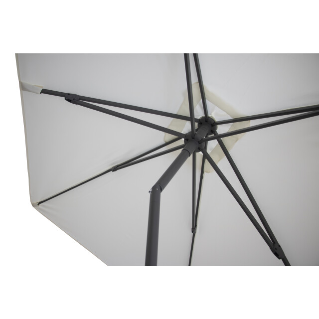 Kopu ® leon parasol rechthoek 150x250 cm met hoes en voet creme 2938260 large