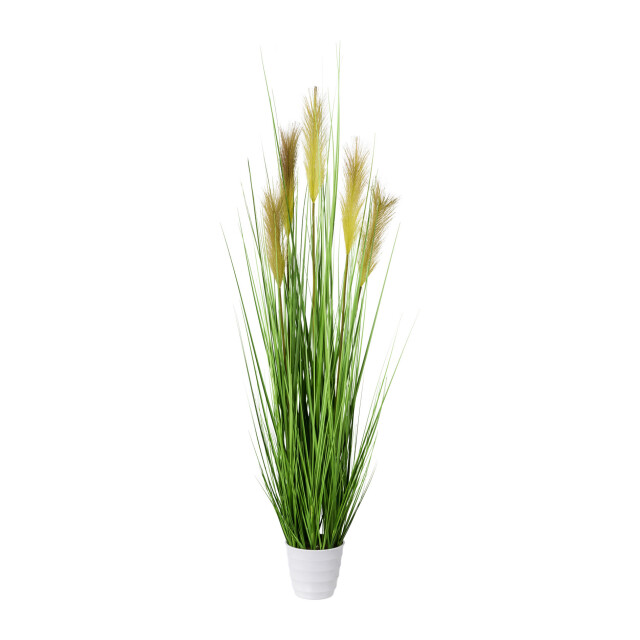 Kopu ® kunstplant pampusgras 110 cm 5 pluimen in witte pot 2612730 large