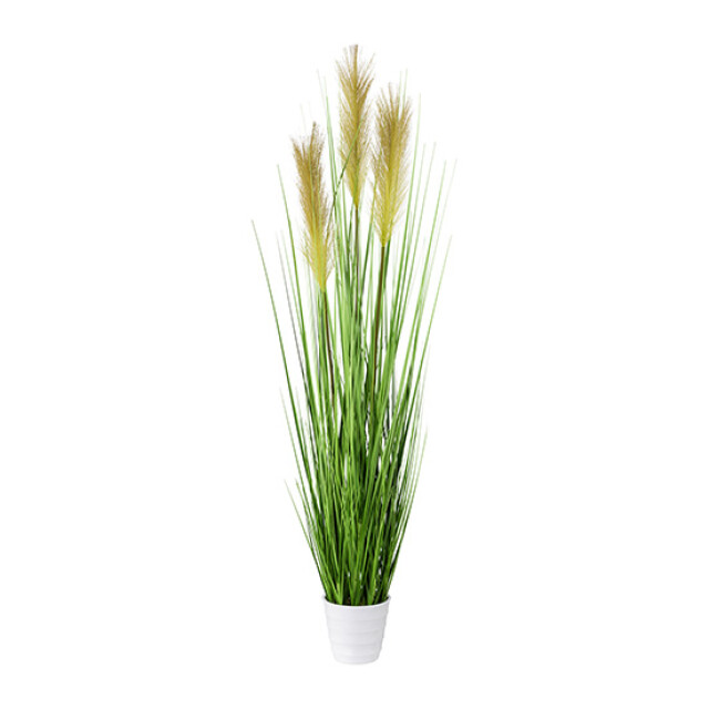 Kopu ® kunstplant pampusgras 95 cm 3 pluimen in witte pot 2612729 large